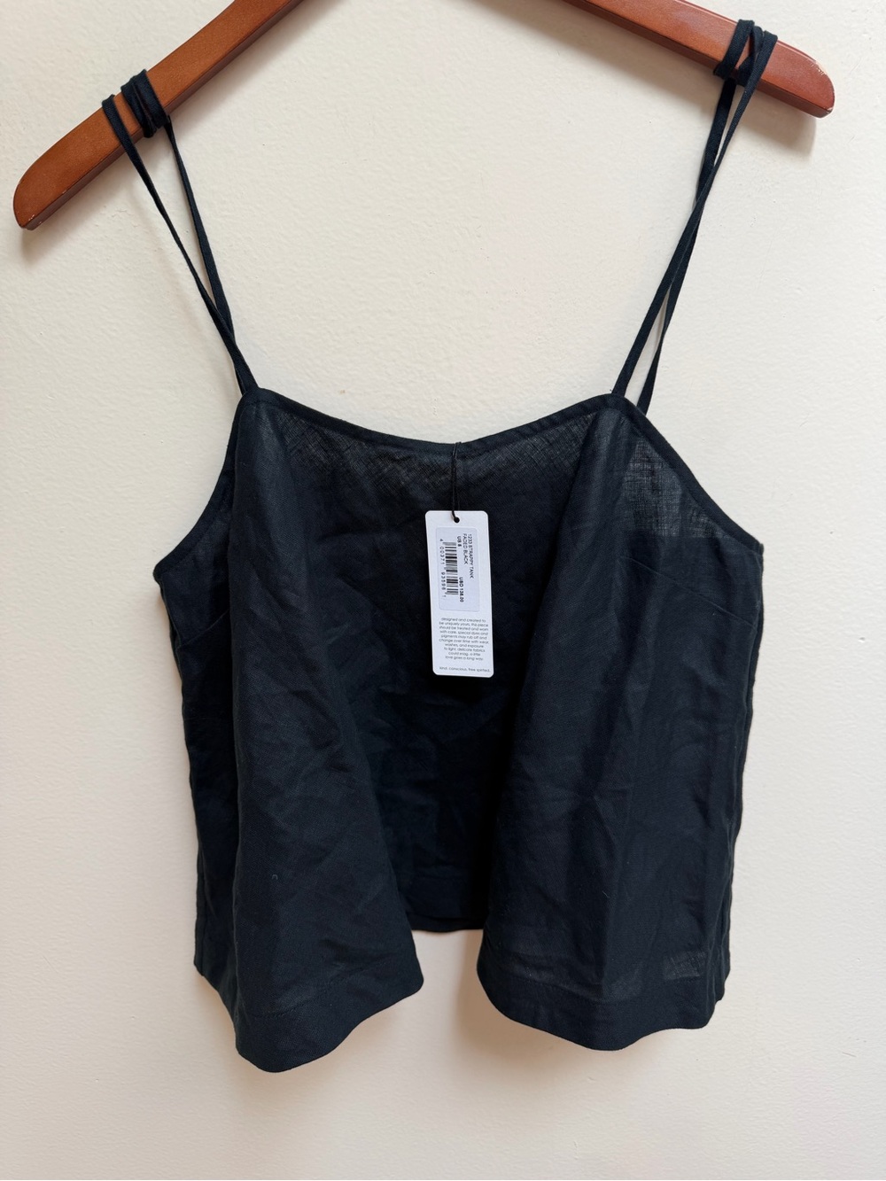 NWT Unsubscribed Linen Spaghetti Strap Top - Women